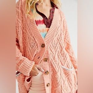 Free people Montana cable cardi